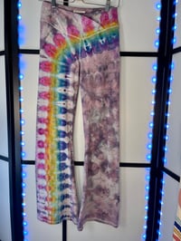 Image 3 of Stormy Rainbow Flare Legging