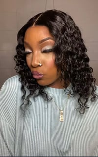 14” 6x4 Deep Wave Bob Wig