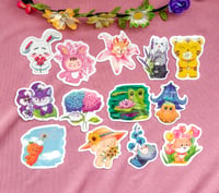 Image 1 of MINITEEN FLOWERS STICKERS