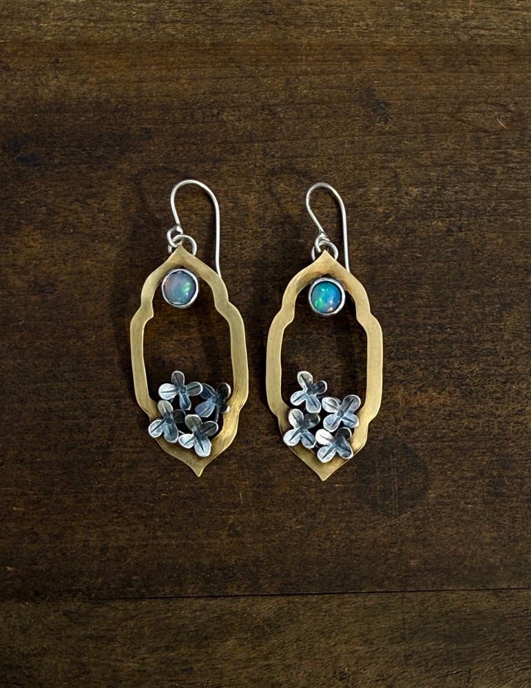 Image of Midnight in Spring Lilac Earrings