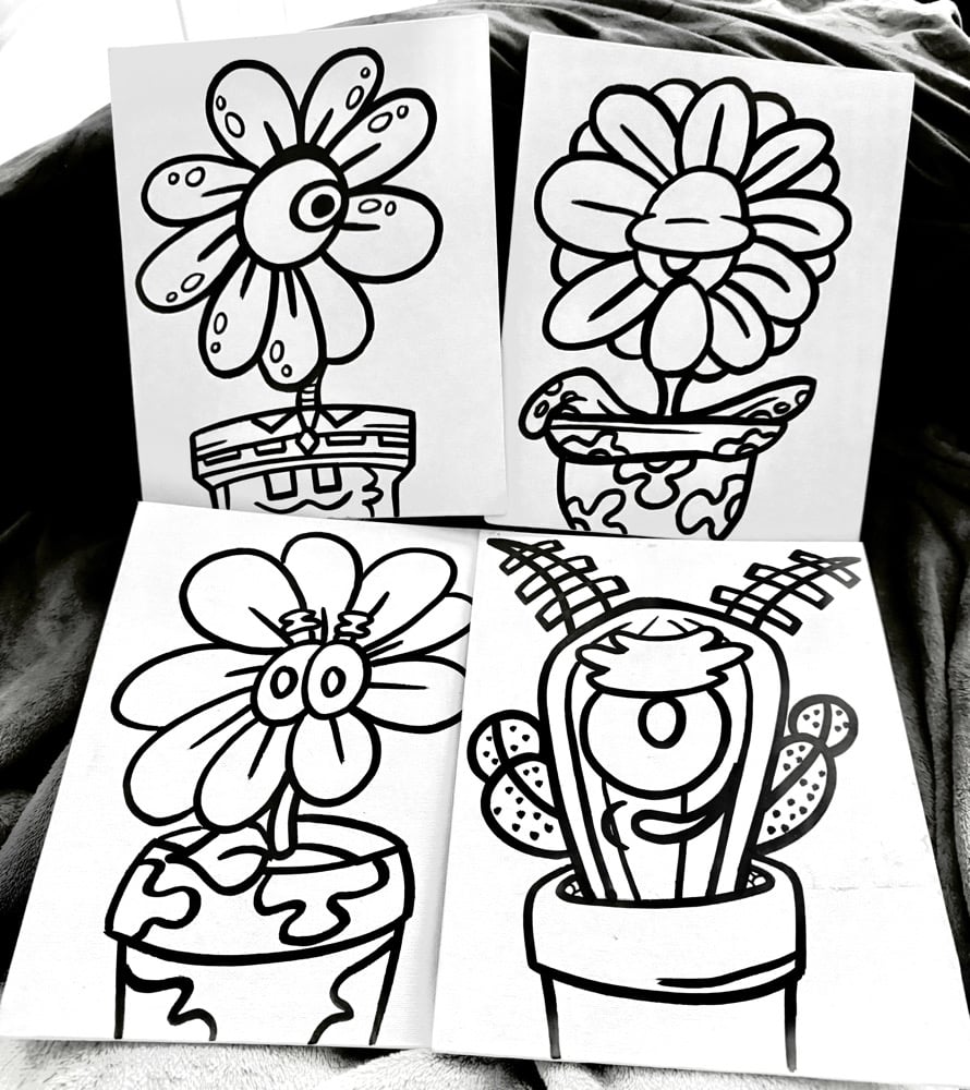 Flower Pots Under The Sea