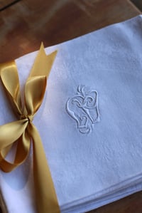 Image 2 of 3  Servietten, Jugendstil mit tollem Monogram
