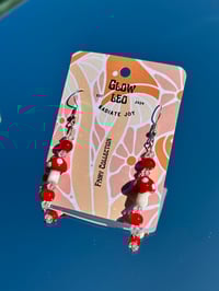 Image 4 of Red Mushroom Earrings