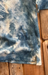 Image 5 of [ Ready to Ship ] Sun&moon indigo tie-dye Batik T
