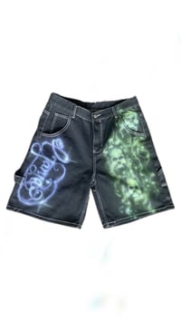 GANJA DENIM SHORTS