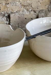 Image 3 of Pair of Cream Ramen Bowls