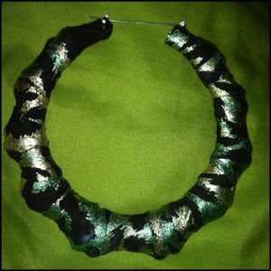 Image of Custom Green Foil Animal Print Bamboos 