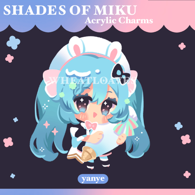 [LAST CHANCE] Vocaloid - Shades Of Miku Acrylic Charms