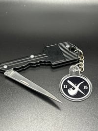 Image 1 of KNIFE & PIPE KEYCHAIN 