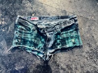 Image 1 of Denim cut off Shorts
