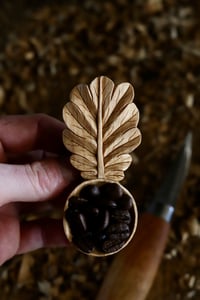 Image 3 of ‘ Oak Leaf Coffee Scoop 