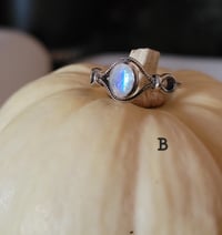 Image 3 of Faceted Moonstone Crystal Rings