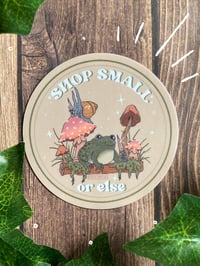 "Shop Small" stickers 