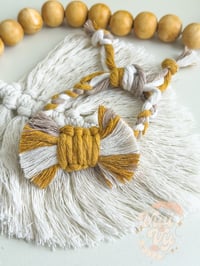 Image 3 of RTS-Labubu Zara Headband-Mustard,Cream, Taupe