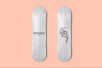 Beweiser Robie’s fail Skateboard deck size 8.0 White