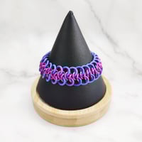 Image 2 of Bi Pride European Delirium Stretch Bracelet