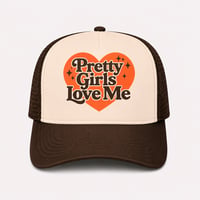 Pretty Girls Love Me Trucker BROWN