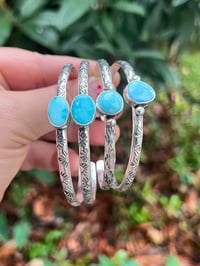 Image 4 of Blue Bird Stamped Cuffs