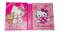 Image 2 of Hello kitty bronze/highlight/eyeshadow palette book