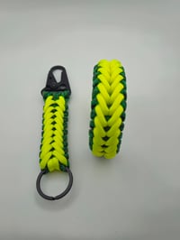 Image 2 of Toxic Strike Set – Bracelet + Keychain | BlackhawkBraids #40
