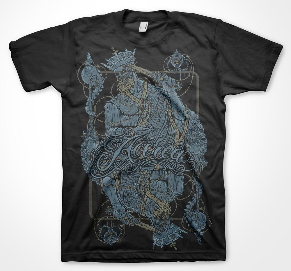 death over designer shirt