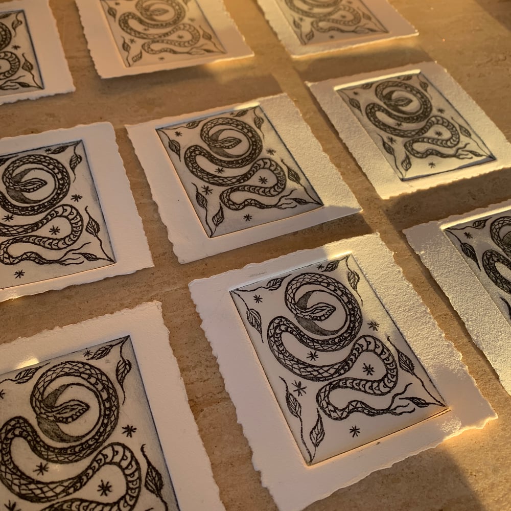 Image of Aether Snake Etching 