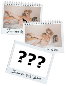 Image of 2013 Lauren WK Calendar Combo + Original Polaroid