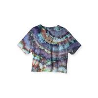 Image 1 of S Crop Tee in Alchemy Agate Ice Dye