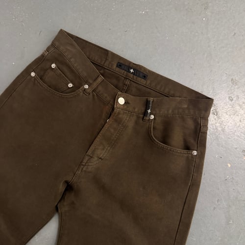 Image of Stone Island denims brushed cotton trousers, size 31" x 30"