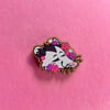 Sapphic Possum Wooden Pin