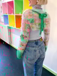 Image 7 of Sofie and Iris Green, Pink and Orange Mohair Bolero 
