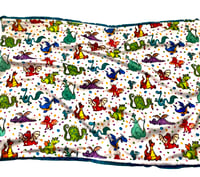 Image 1 of Car Seat Dragon Blanket Minky