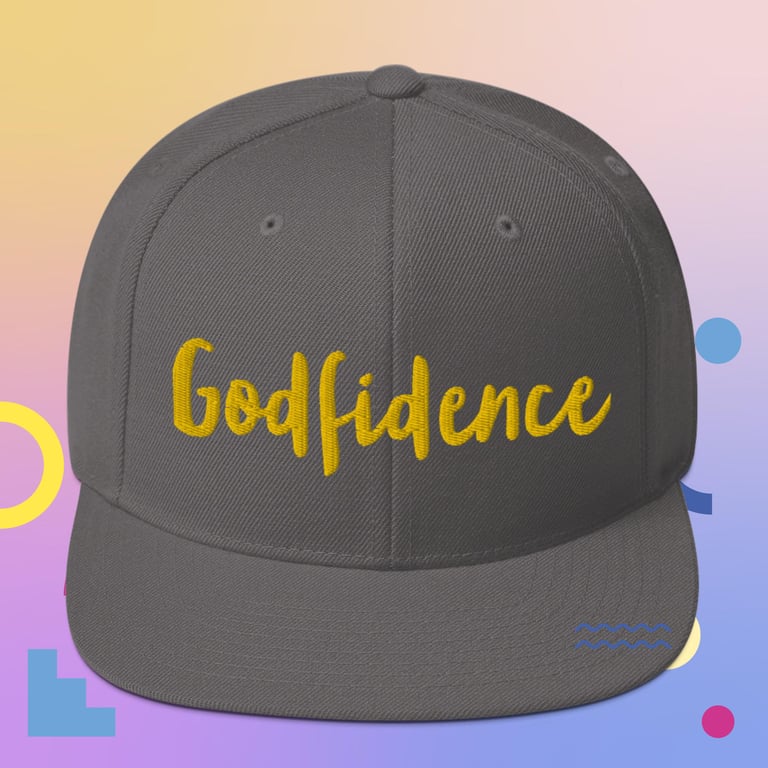 Godfidence Snapback Hat Image 4