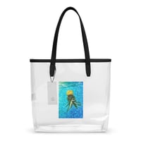 Image 4 of ArtxAdrienne "Pinapple Upside Down Pool Float" City Street Tote