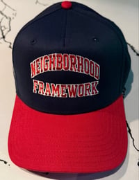 Image 2 of Neighborhood Framework w/ Boston, Ma Town Exits A-Frame SnapBack 
