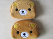 Image of Rilakkuma Bear Plush Coin Purse Wallet Pouch