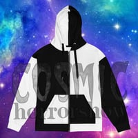 Image 1 of Black n White zip hoodie