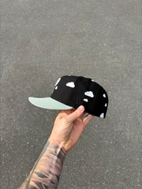 Image 4 of PARTLY CLOUDY DARK SIDE OF THE MOON PHILLIES CUSTOM FITTED CAP