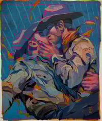 Image 1 of Blue  - 11x13" Acrylic on canvas