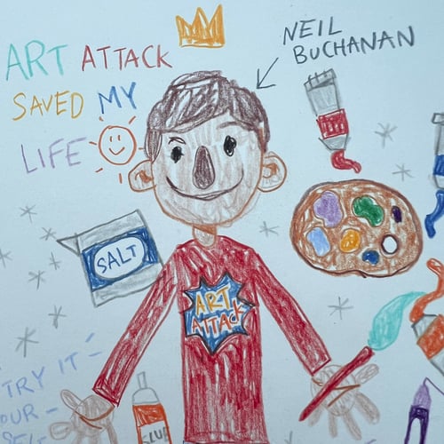 Image of ART ATTACK SAVED MY LIFE
