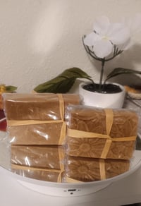 Image 1 of Turmeric Kojic Oatmeal Brightening Soap with Goat Milk