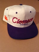 Image of Clemson Tigers Sports Specialties Script Snapback Hat