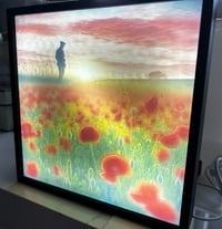 Image 2 of Rememberance Colour Lithophane In LED Backlit Box 