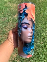 Image 1 of Sun kissed Floral Tumbler  