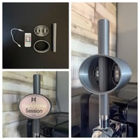 3D Printed LED Illuminated PerfectDraft Handle & Bracket Set - Grey/Silver