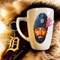 Image 1 of Detroit Skully Bearded Man  Coffee Mug