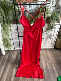 Image 1 of NWT  Forever 21 slip dress red 