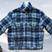 Image 1 of LEVIS VINTAGE RELAXED FIT SHERPA TRUCKER JACKET MENS SIZE MEDIUM TWEED NEW