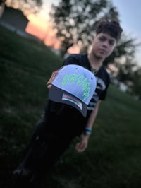 Image 1 of Neon green (GLOW) hat 