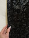 vintage Betsey Johnson velvet python trousers